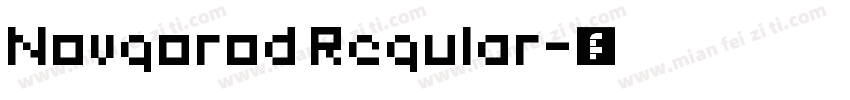 Novgorod Regular字体转换